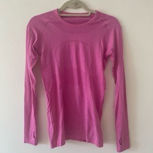 Lululemon Athletica Swiftly Slim Fit Top - Pink Size 0